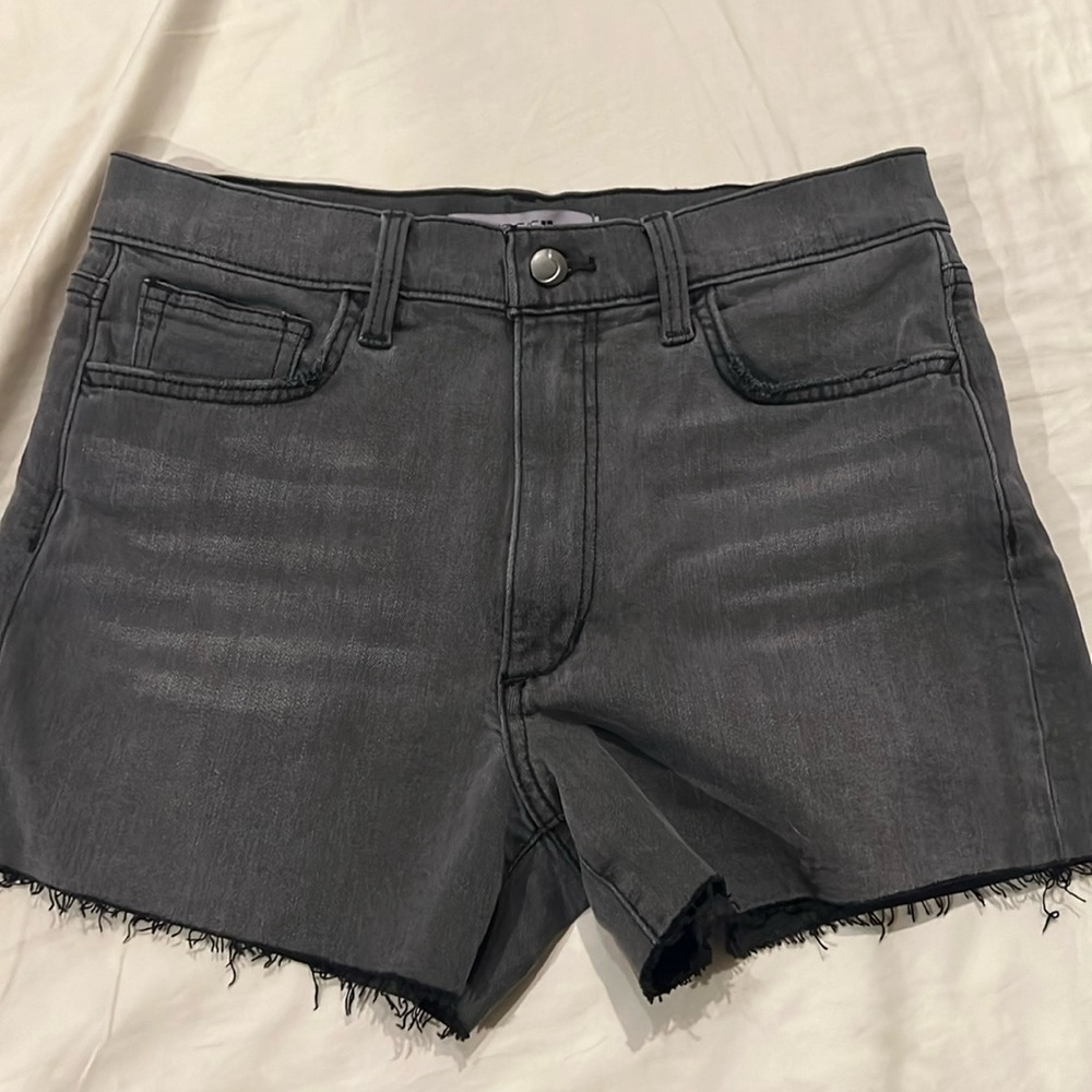 Joe’s Jeans Gray Stretchy Denim Cut-Off Shorts, Sz 26